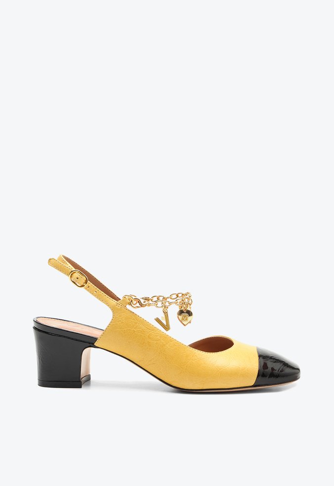 Slingback  Lua Amarelo