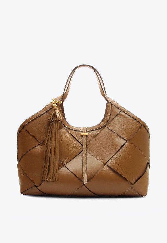 Bolsa Shopping Victoria Grande Caramelo