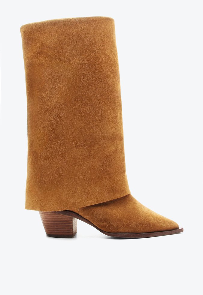Bota Camerino Caramelo Camurça