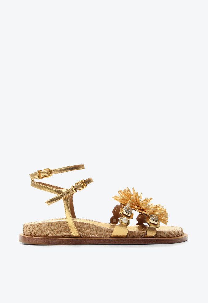 Papete Miranda Dourado Flor