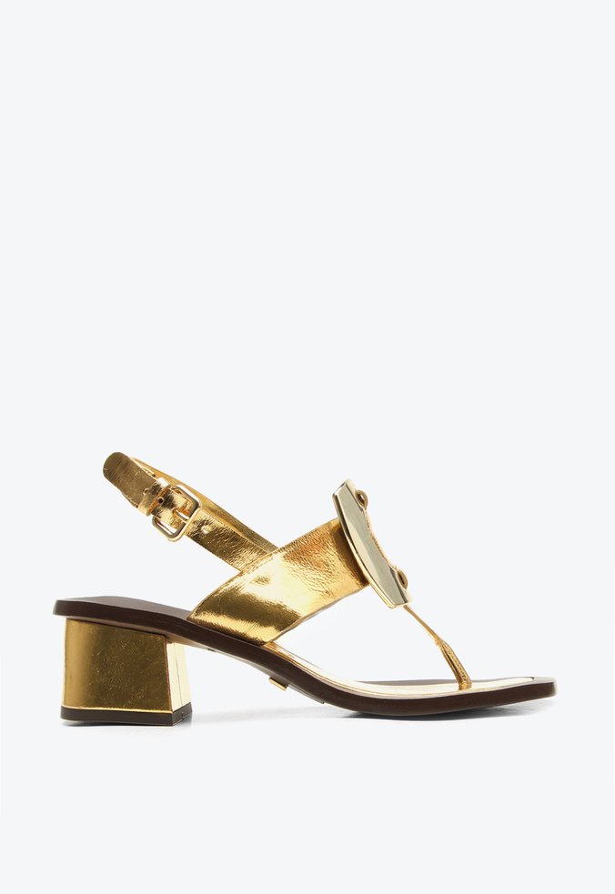 Sandália Faro Dourado