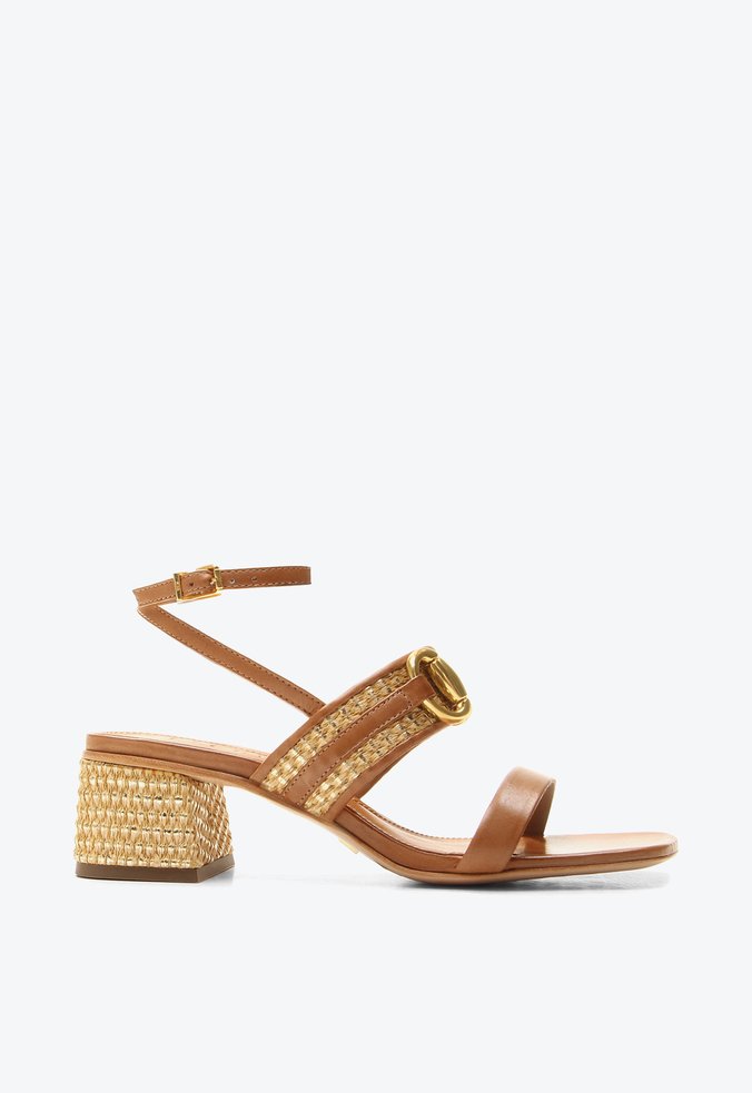 Sandália Goldie Caramelo Palha