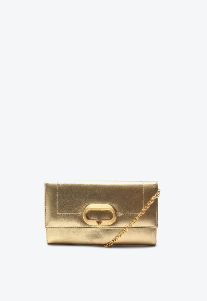 Bolsa Tiracolo Milly Pequena Dourado