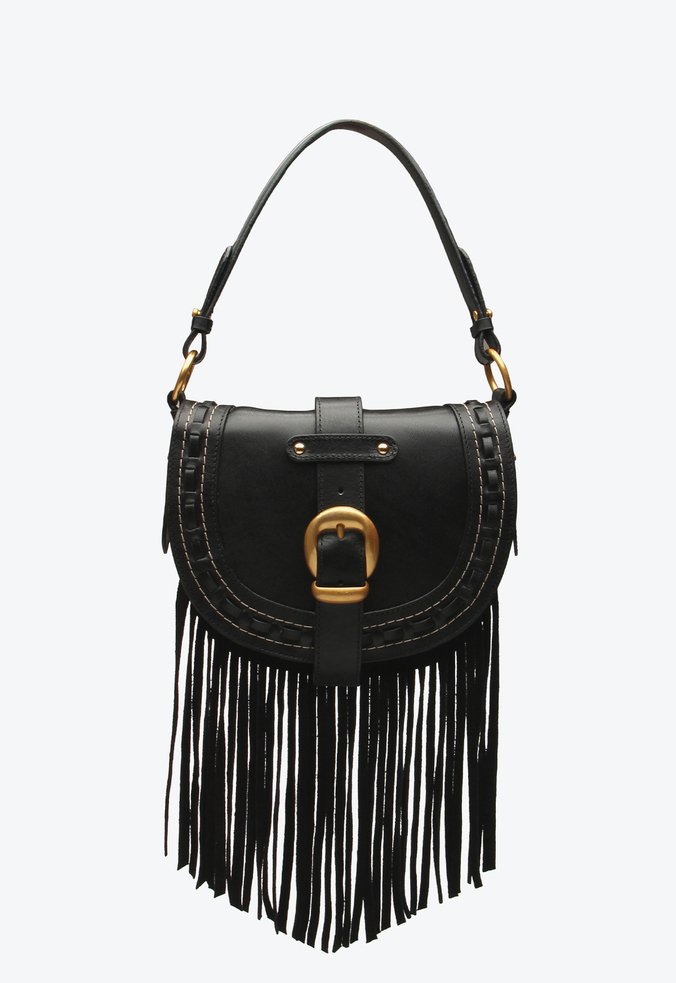 Bolsa Shoulder Hazel Média Preto