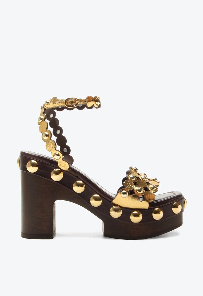 Sandália Lívia Dourada