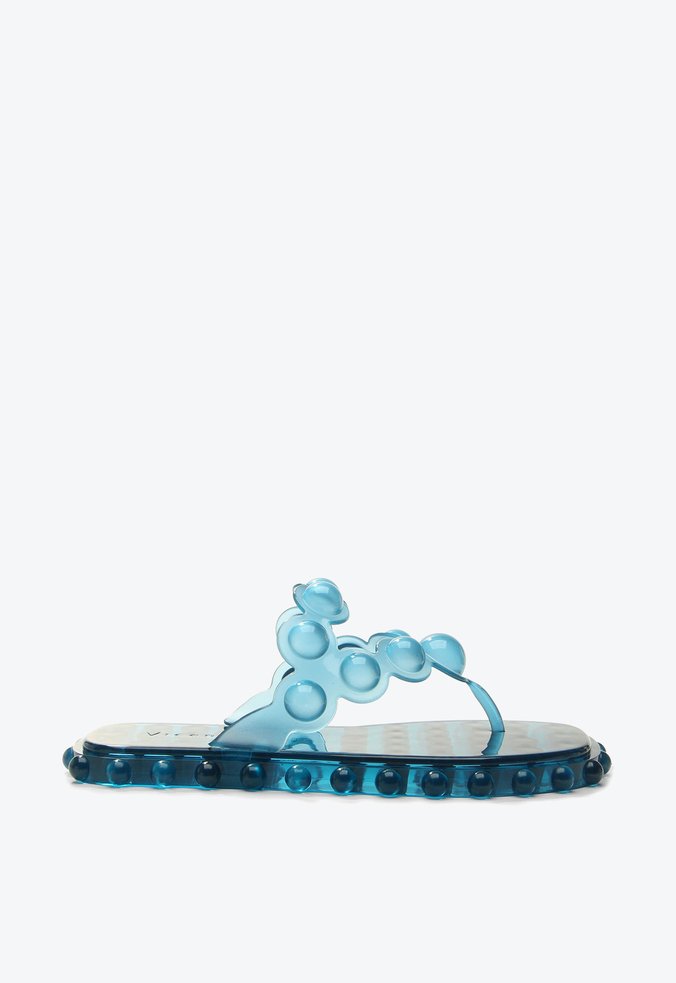 Flat Bubble Glow Azul
