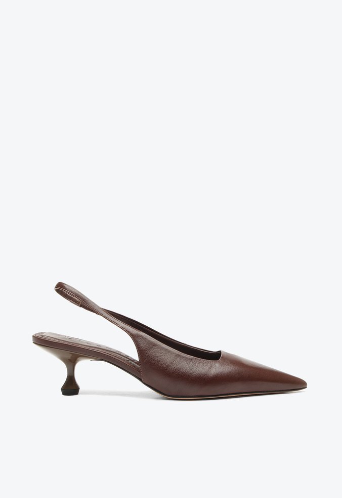 Slingback Servia Marrom