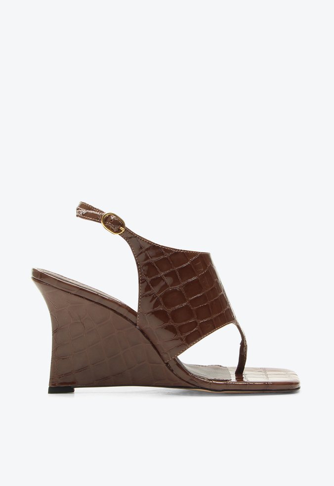 Sandália Anabela Mineápolis Marrom