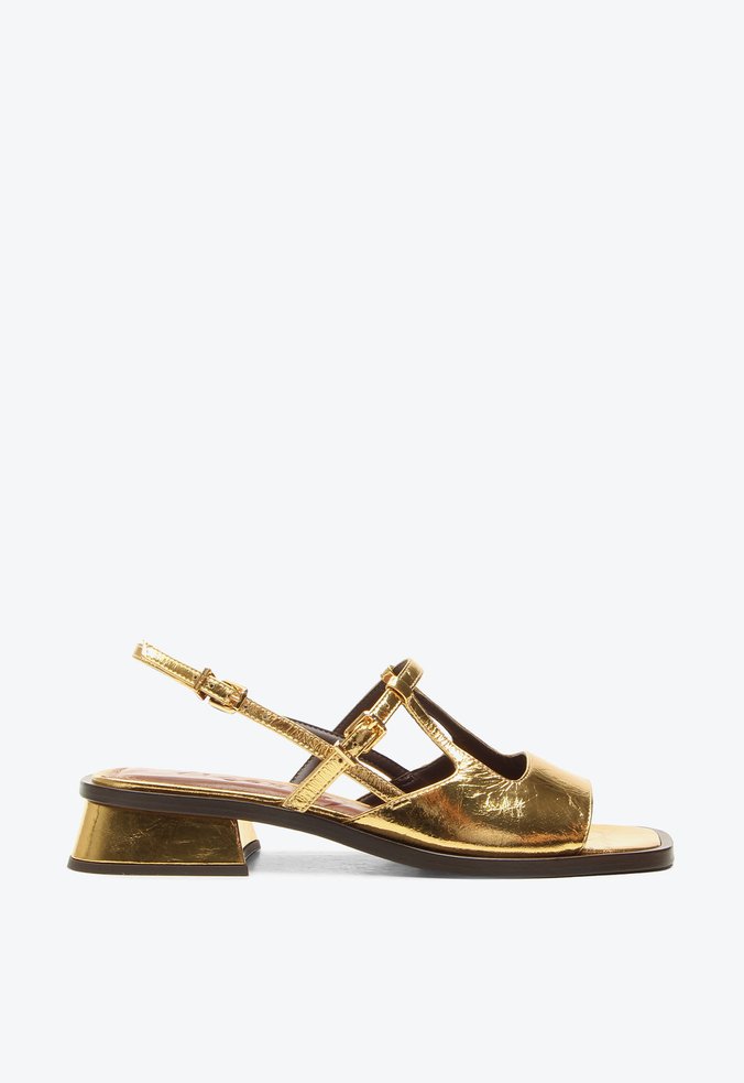 Sandália Constança Dourada