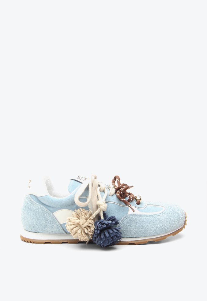 Tênis Prince Azul Camurça