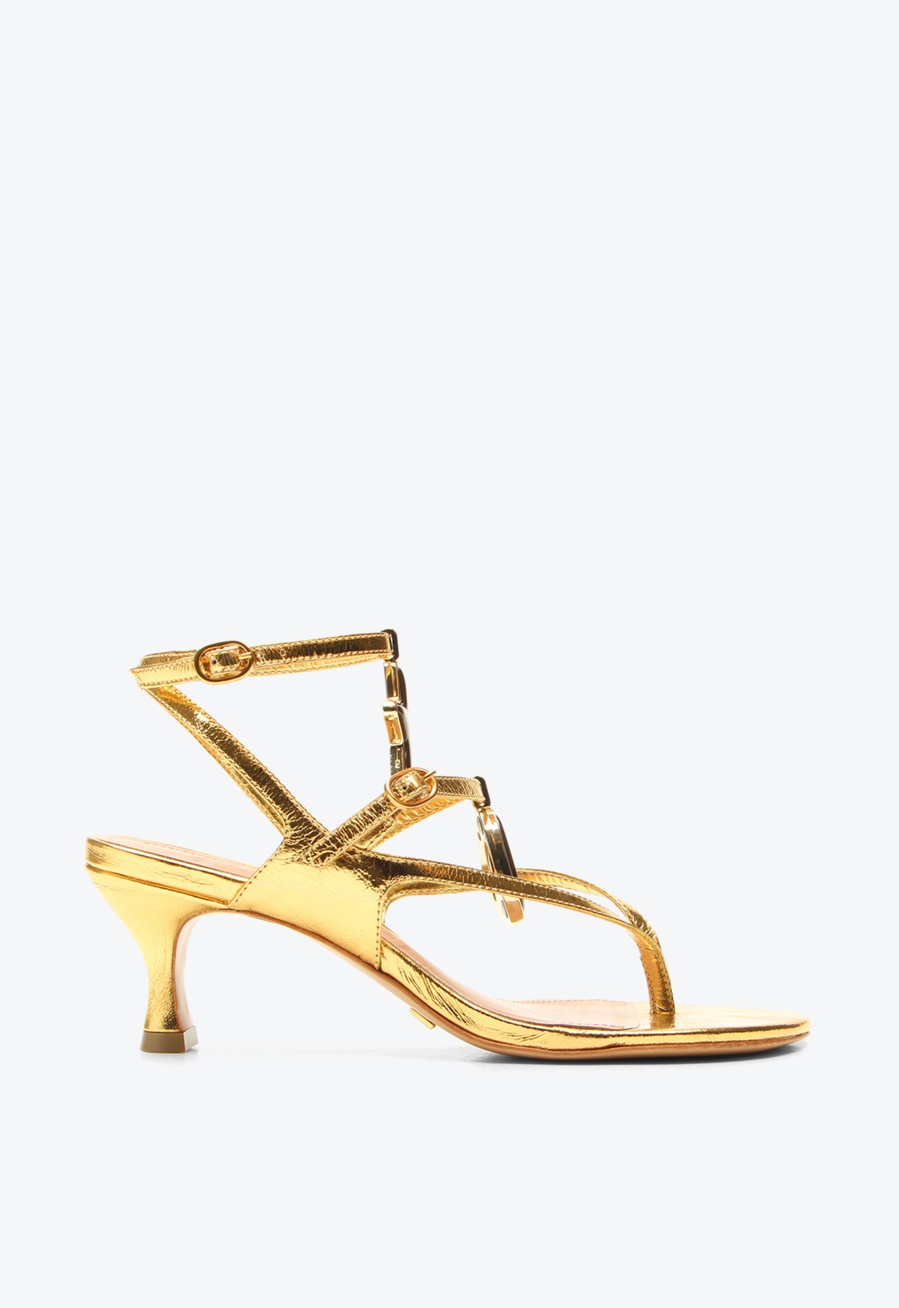 (  ´◉ω◉` )σスタッドレス Sandália Star Dourada | Vicenza