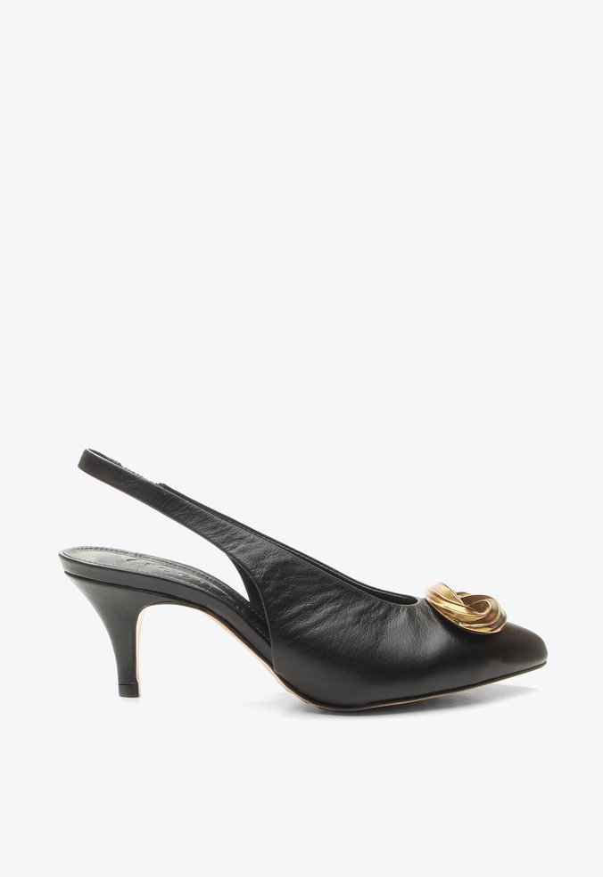 Slingback Raven Preto