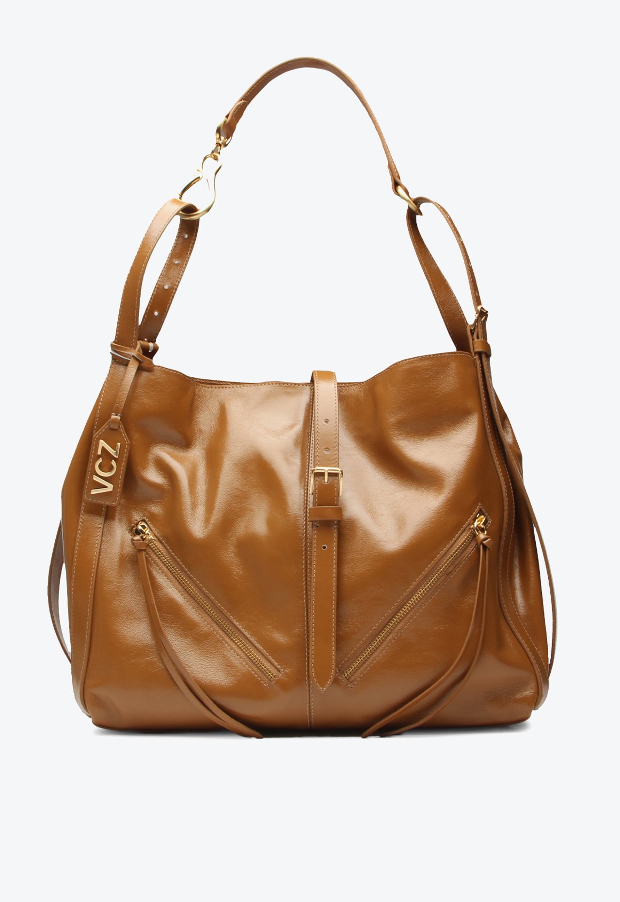Bolsa Shoulder Scarlett Grande Caramelo | Vicenza