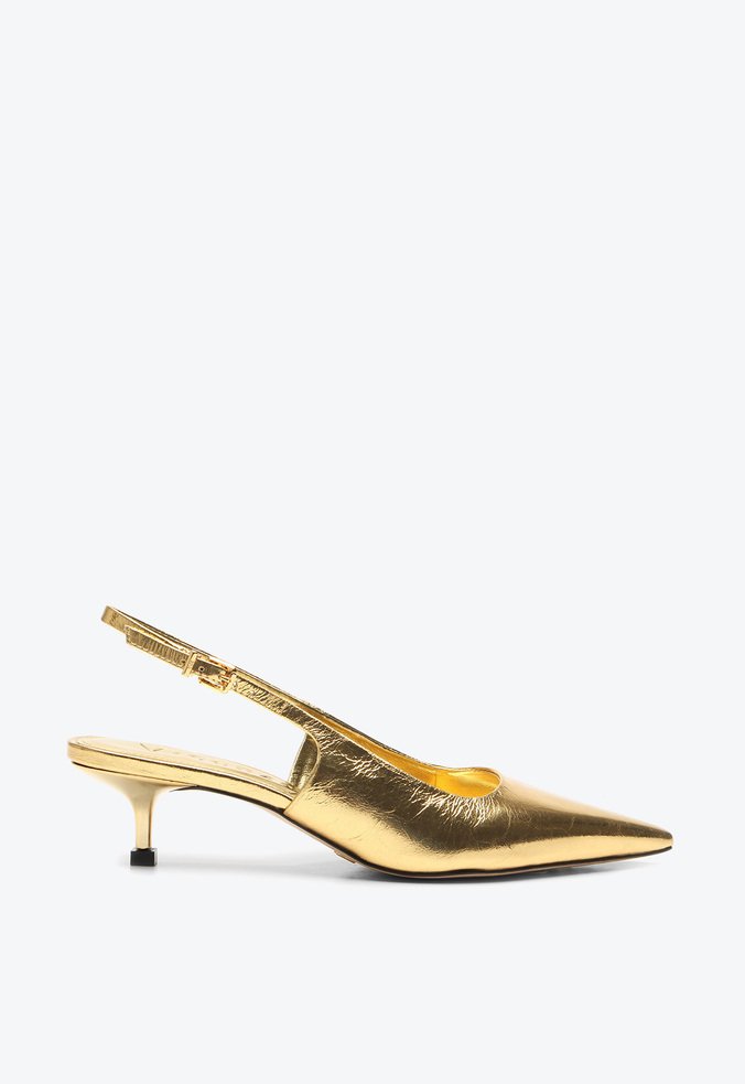 Slingback Marajó Dourado