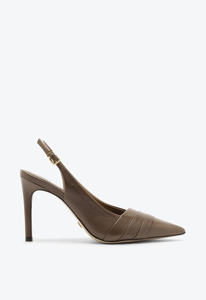 Slingback Vitoria Marrom