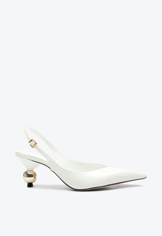 Slingback Flatey Branco