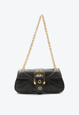 Bolsa Tiracolo Giulia Média Preto | Vicenza