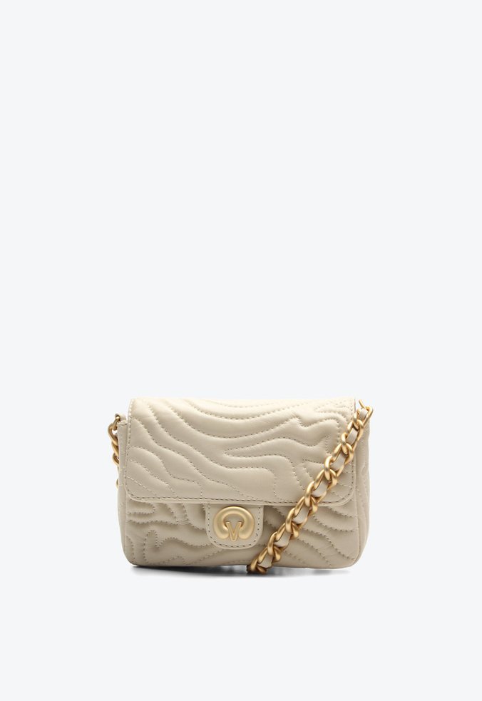 Bolsa Tiracolo Eva Pequena Bege