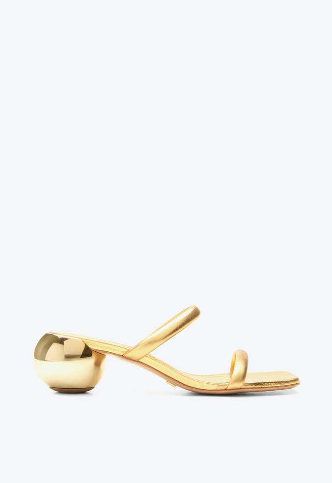 Tamanco Julie Dourado