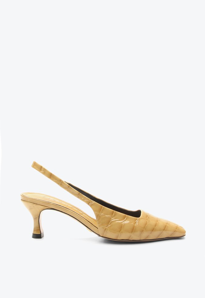 Slingback Bille Amarelo