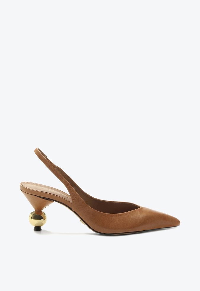 Slingback Olivia Caramelo