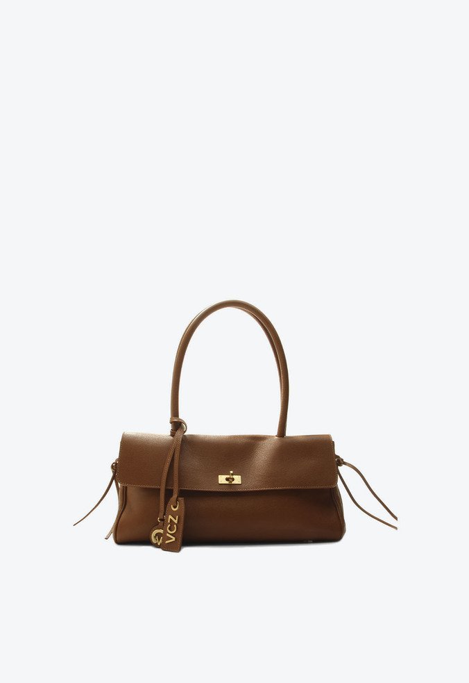 Bolsa Tote Bethany Média Caramelo