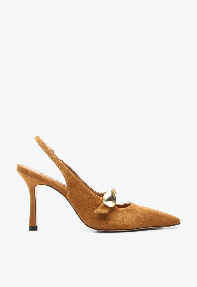 Slingback Marusi Caramelo