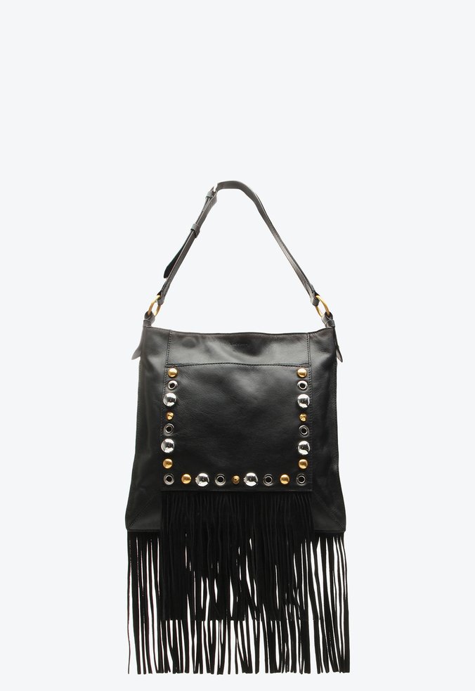 Bolsa Tiracolo Carolina Média Preto