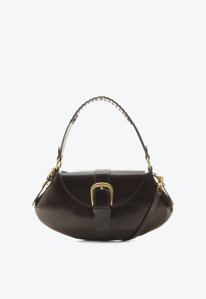 Bolsa Shoulder Lauren Média Marrom