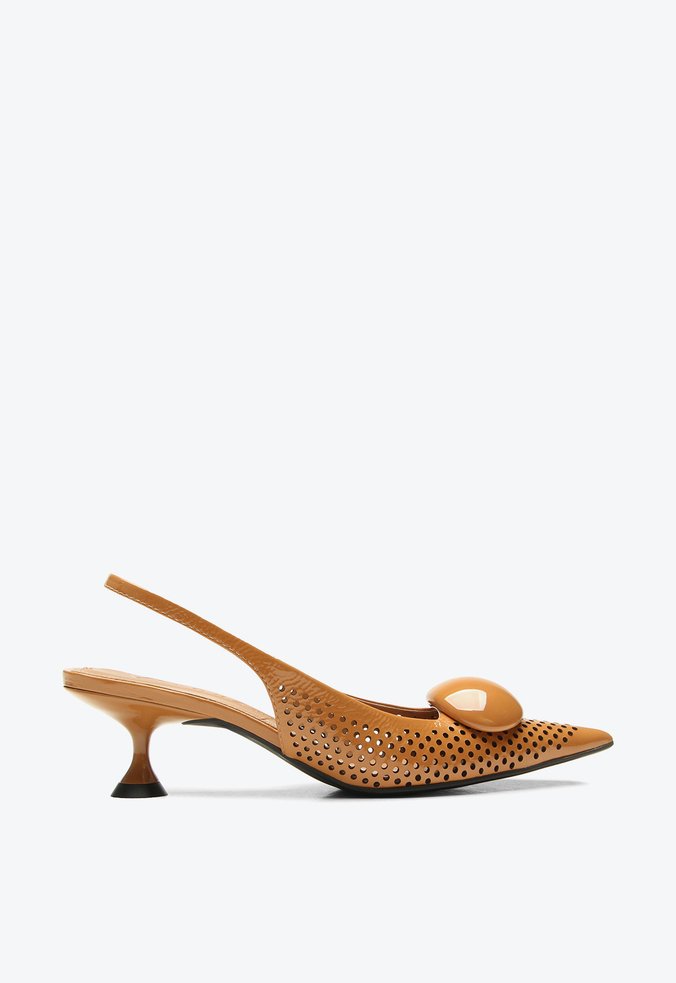 Slingback Indy Caramelo