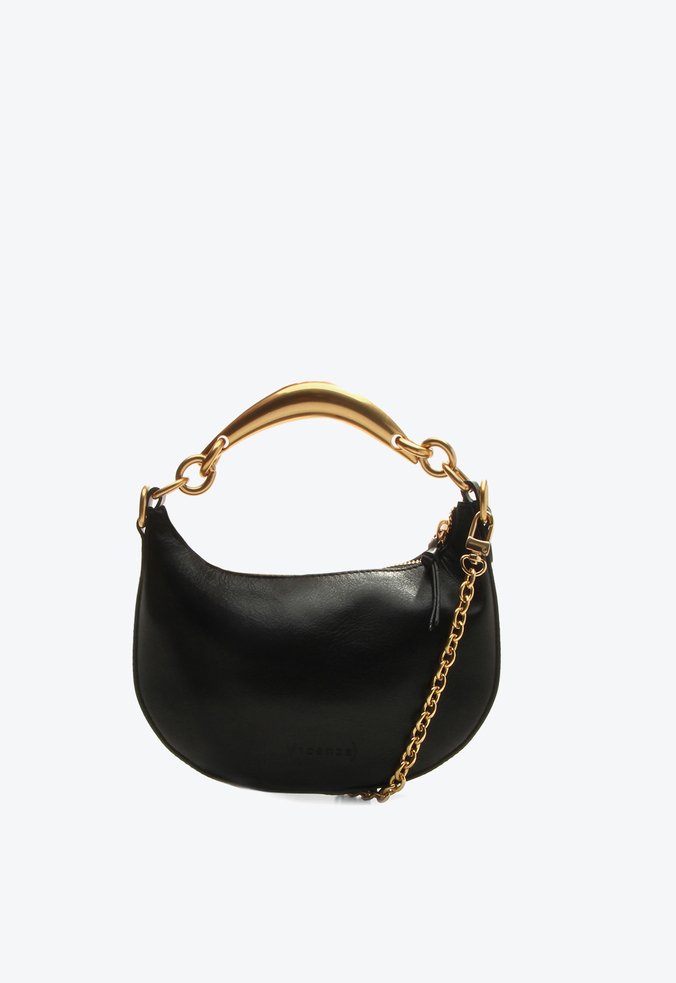 Bolsa Hobo Maya Pequena Preto