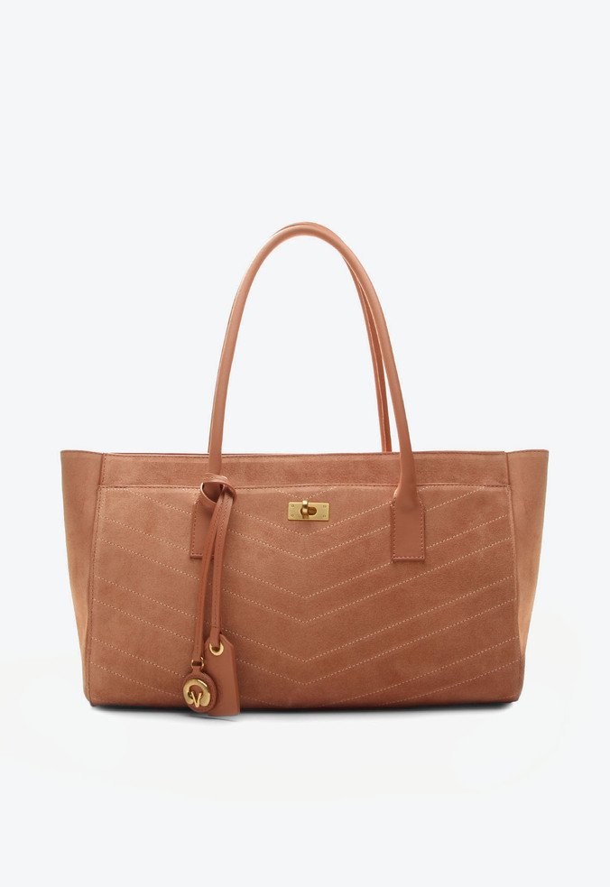 Bolsa Tote Merly Grande Rosa