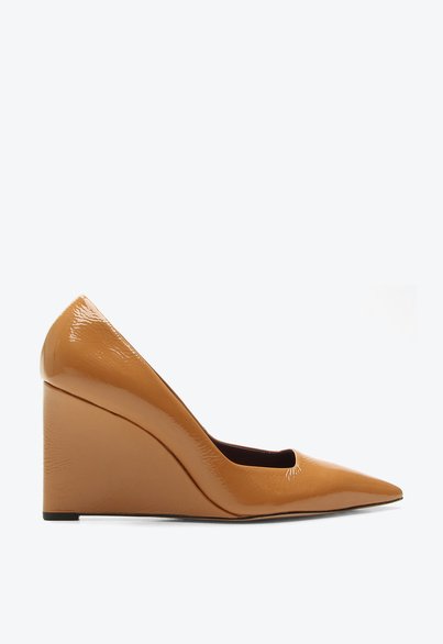 Scarpin Anabela Vitória Caramelo | Vicenza