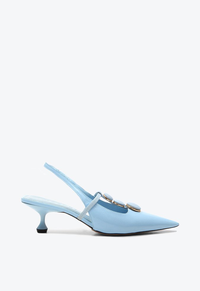 Slingback Alicia Azul