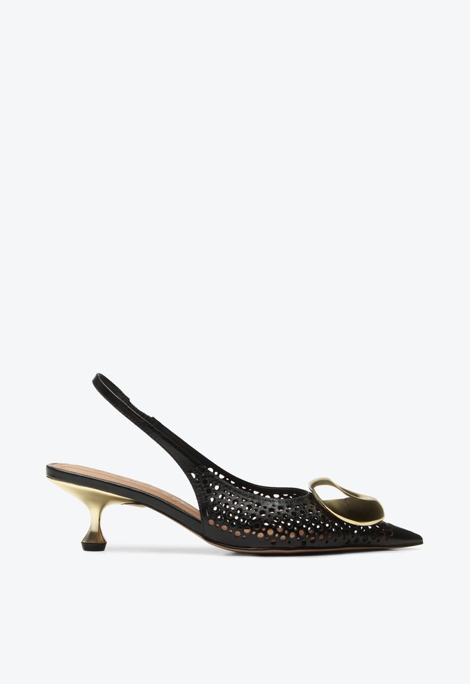 Slingback Indy Preto
