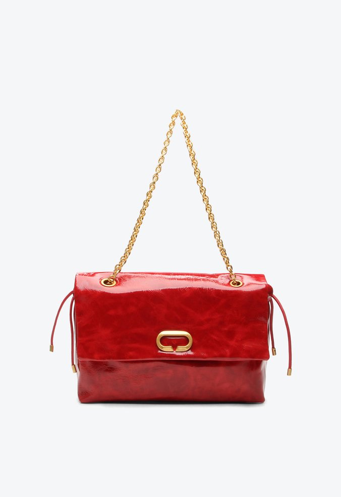 Bolsa Shoulder Margareth Grande Vermelho