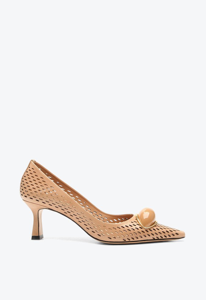 Scarpin Kate Bege