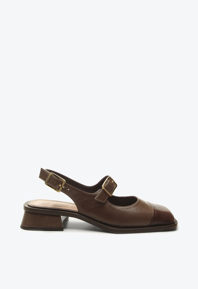 Slingback Irene Marrom