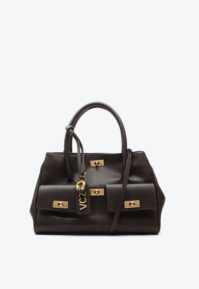 Bolsa Tote Bethany Média Marrom
