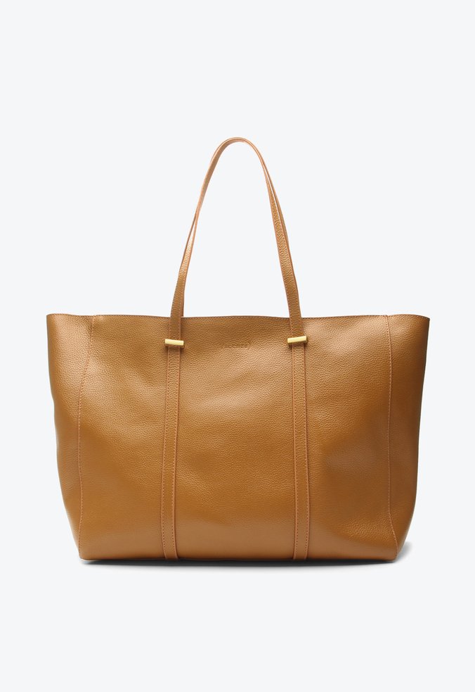 Bolsa Shopping Laura Grande Caramelo