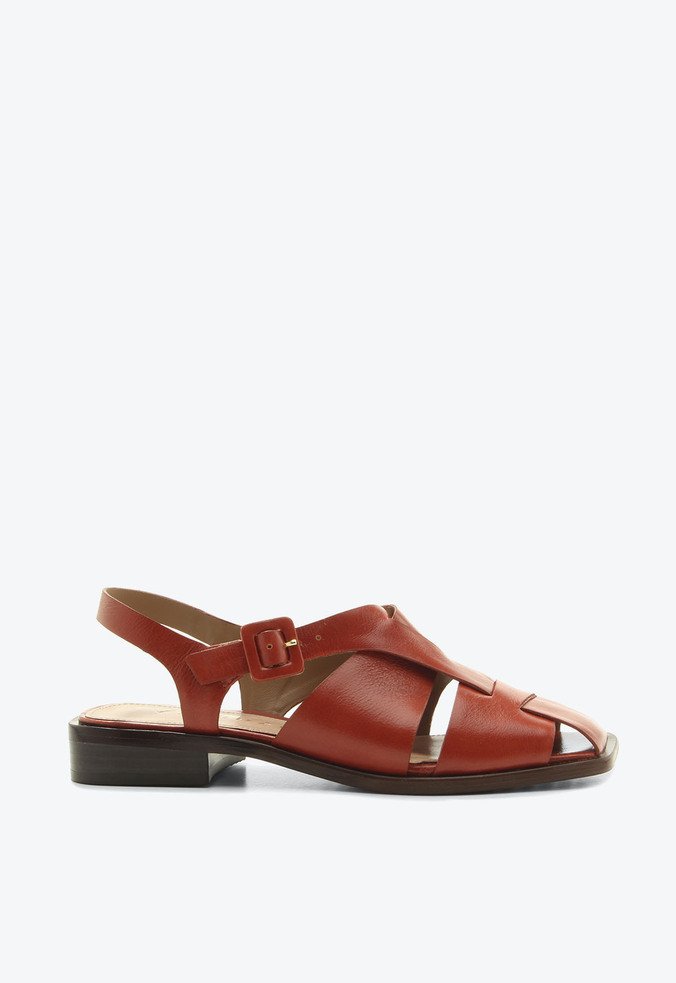 Flat Fisherman Nely Vermelho