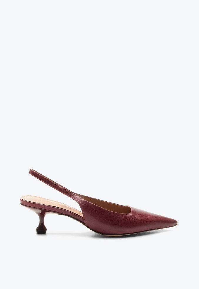 Slingback Servia Bordô