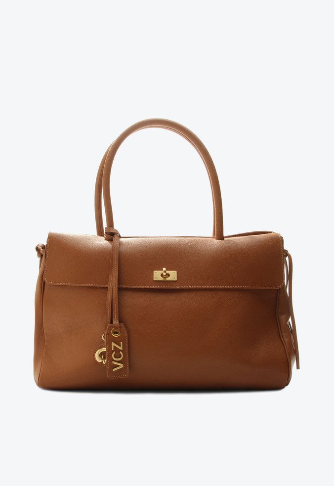 Bolsa Tote Bethany Grande Caramelo