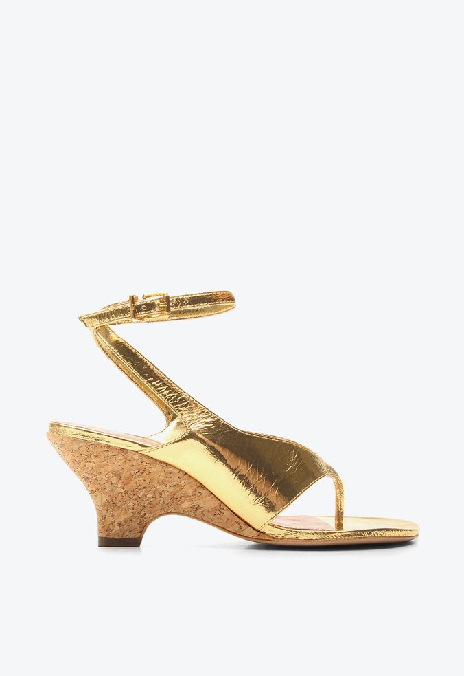 Sandália Tegani Dourada