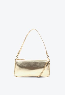 Bolsa Shoulder Tai Pequena Dourado | Vicenza
