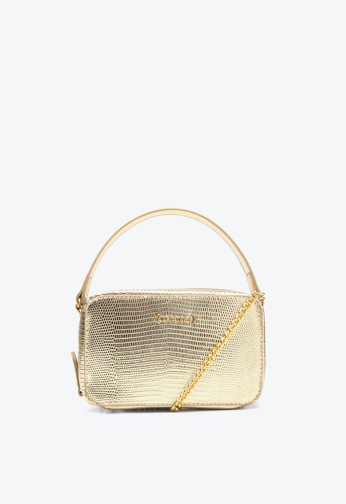 Bolsa Tiracolo Tina Pequena Dourado