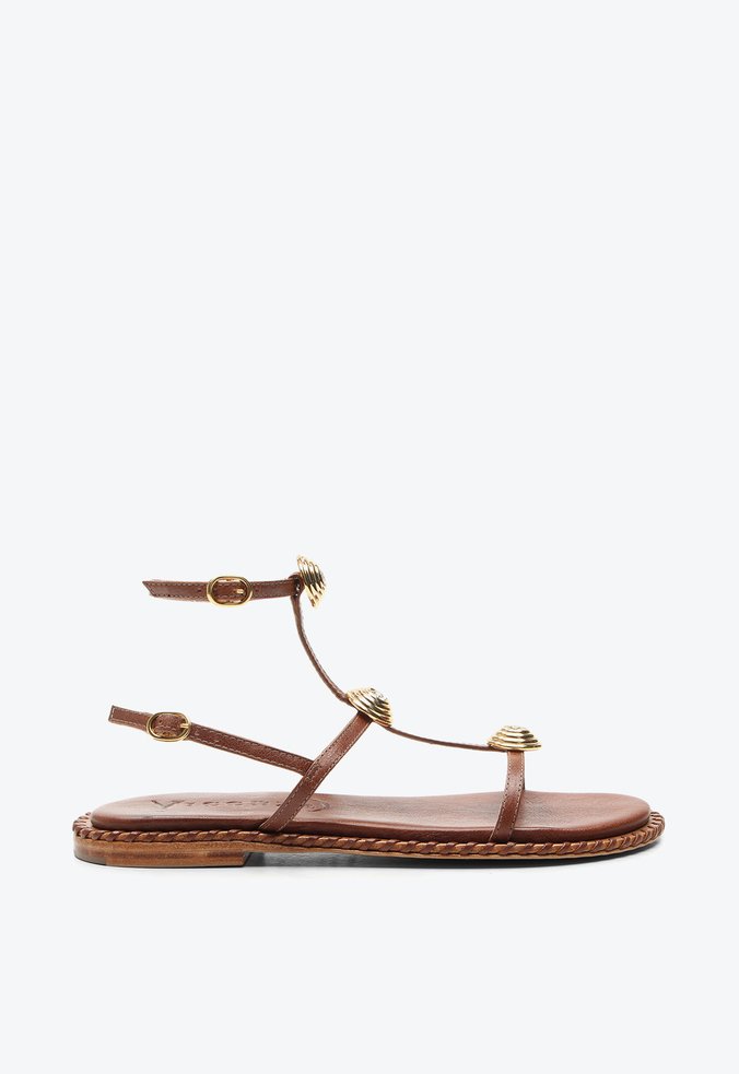 Flat Coron Marrom
