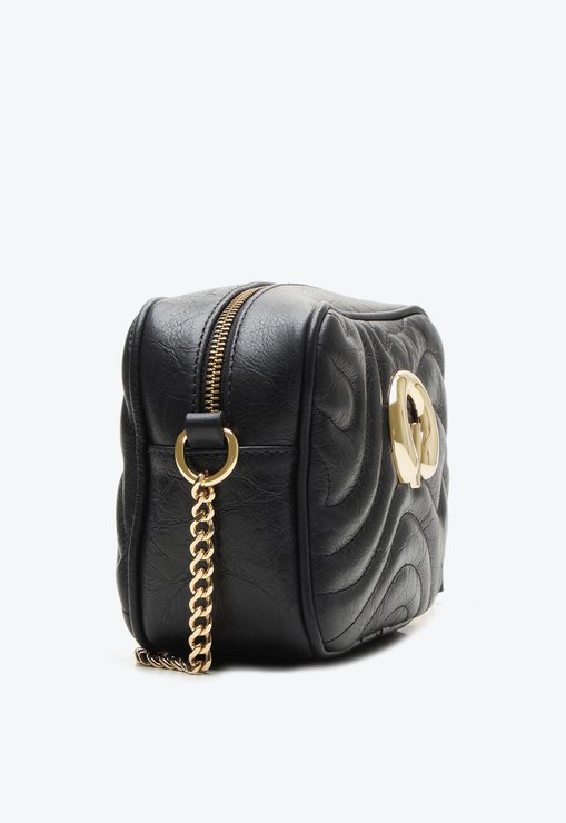 Bolsa Tiracolo Adele Pequena Preta | Vicenza
