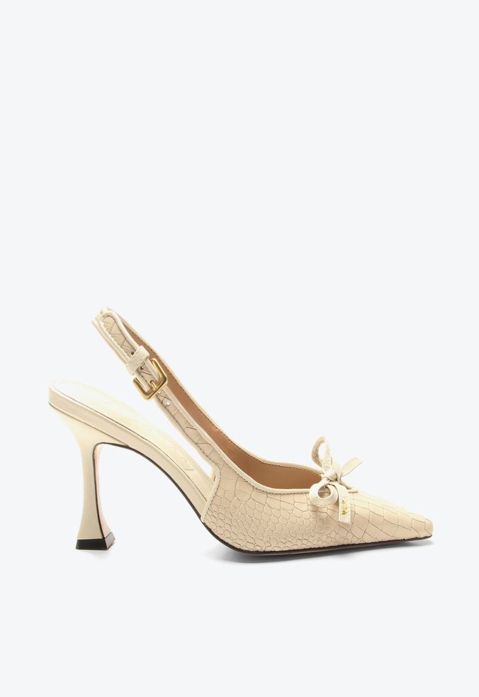 Slingback Pequim Bege