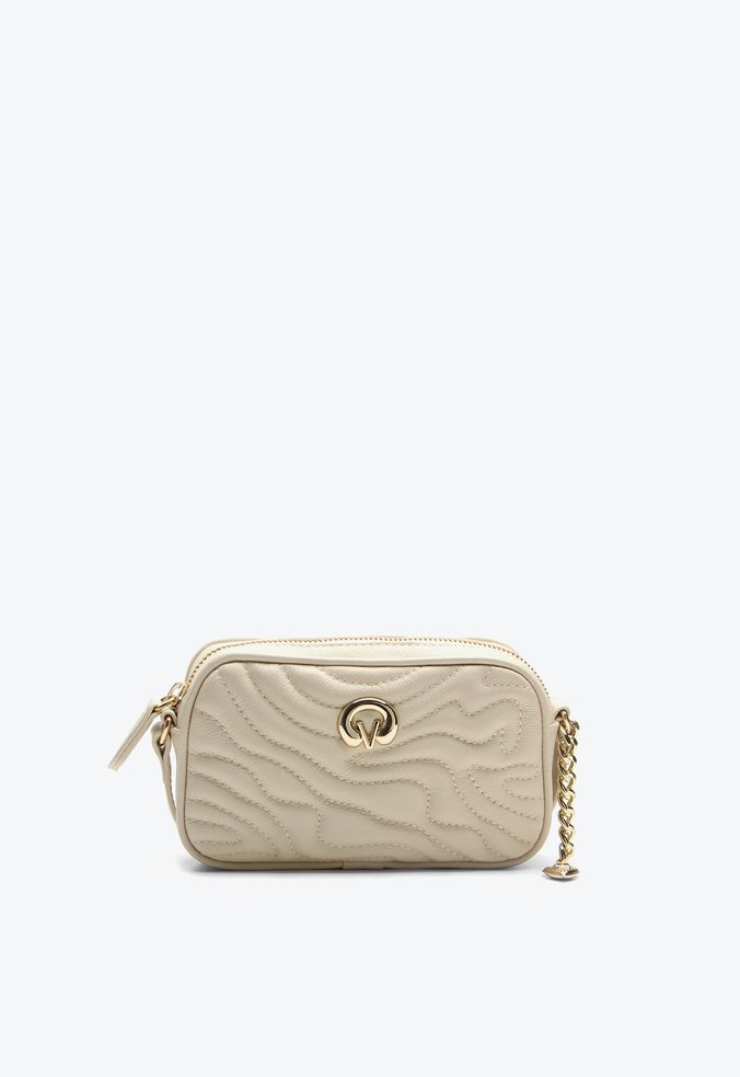 Bolsa Tiracolo Tamara Pequena Bege